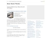 Home Theater Wireless | Wireless Surround Sound | Wireless Home Theatre