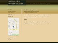  Schedule, Hope Reformed Evangelical Church