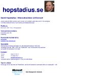 hopstadius.se frilansutvecklare och konsult David Hopstadius hopstadius.se frilansutvecklare och konsult David Hopstadius