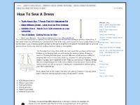  Dress Forms For Sewing, How to Sew a Dress | eHow.com, Uncategorized, Wedding Dress Sewing Patterns
