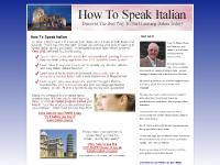 | How To Speak Italian