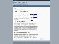 How To Tie Scarves