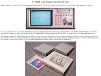 HP 1652b Logic Analyzer Manuals and Disks