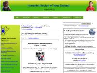 The Humanist Society of NZ - Home Page The Humanist Society of NZ - Home Page