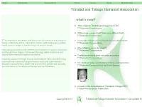 Trinidad and Tobago Humanist Association Humanism Philosophy Ethics Rationalism Secularism Caribbean Trinidad and Tobago Humanist Association Humanism Philosophy Ethics Rationalism Secularism Caribbean