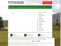 UK Hunting vacations with Professional Outfitter Mike McCrave