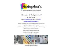 Trycksaker | Kopiering | Reklam | Tryckeri | Hustryckar´n AB Trycksaker | Kopiering | Reklam | Tryckeri | Hustryckar´n AB