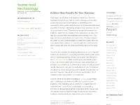 Home and Technology Home and Technology