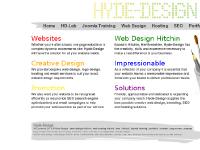 hyde-design.co.uk web design hitchin, joomla, cms