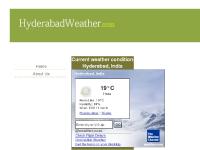 Hyderabad Weather - Weather Current and Forecast for Hyderabad, India