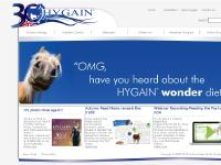 Hygain Feeds website homepage Hygain Feeds website homepage