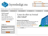 Hyresledigt.nu - Sök bostad/lokal på nätet
