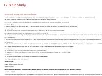 EZ Bible Study