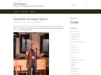 ianburgess.me.uk Ian Burgess, David Allen at Google Campus, Ian Burgess