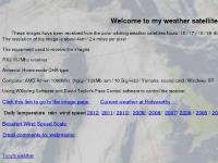 Welcome to my weather satellite image page Welcome to my weather satellite image page