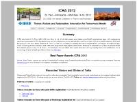 icra2012.org General, Submission, Program icra2012.org General, Submission, Program