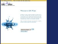 IDS-Water - Online Information Resource, Exhibition, Conference, Water White Papers, Suppliers, Products, and much more IDS-Water - Online Information Resource, Exhibition, Conference, Water White Papers, Suppliers, Products, and much more
