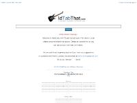 IdTabThat.com :: It's Easier To Learn at IdTabThat.com IdTabThat.com :: It's Easier To Learn at IdTabThat.com