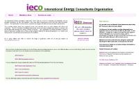 ieco.org Articles & Links, IECO Brochure, IECO Code of Conduct ieco.org Articles & Links, IECO Brochure, IECO Code of Conduct
