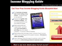 Free blogging guide to simply and easily make a blog income. Free blogging guide to simply and easily make a blog income.