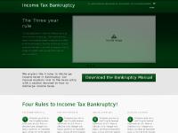Income Tax Bankruptcy — How to Bankrupt Income Taxes