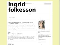 Ingrid Folkesson – webbredaktör