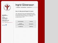 liten ingridgoransson.se skärmbild liten ingridgoransson.se skärmbild