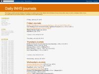 Daily INHS journals Daily INHS journals