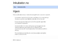 liten inkubator.no skjermbilde