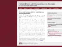 Indiana Life and Health Insurance Guaranty Association- Home Page Indiana Life and Health Insurance Guaranty Association- Home Page