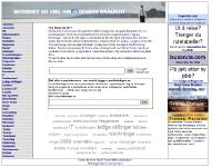 inord.net - startsider i nord og sør