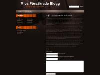 Mios Försäkrade Blogg Mios Försäkrade Blogg