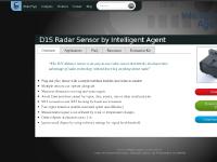 Radar sensor for robots and automation - Intelligent Agent's D1 Radar Distance Sensor Radar sensor for robots and automation - Intelligent Agent's D1 Radar Distance Sensor