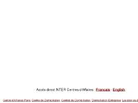 Service domiciliation commerciale, centre affaire Paris : INTER Centres d