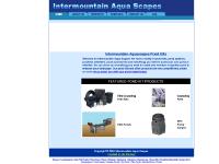 Pond Kits, Waterfall Pumps, Pondless Waterfalls at Intermountain Aqua Scapes