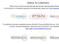 Notice To Customers: