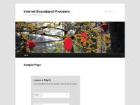 Sample Page | Internet Broadband ProvidersInternet Broadband Providers | Just another