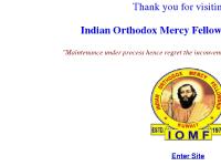 Indian Orthodox Mercy Fellowship