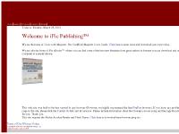 iPic Publishing Home Page