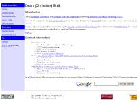 Dean Strik's Web Pages