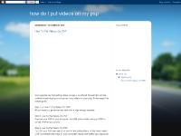 how do I put videos on my psp how do I put videos on my psp