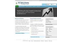 irsolutions.com Products and Services, Client List, Full client list » irsolutions.com Products and Services, Client List, Full client list »