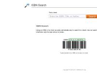 ISBN Search ISBN Search