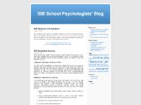ISB School Psychologists’ Blog ISB School Psychologists’ Blog