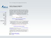 ISOcat - Data Category Registry ISOcat - Data Category Registry