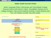 Italian Credit Courses Online Italian Credit Courses Online
