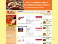 Italian Restaurants in Anaheim – Find Italian Restaurants in Anaheim, Anaheim Italian Restaurants, view Anaheim Italian Restaurants menus, make online reservations, place an online take out order.