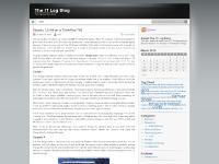 The IT Log Blog The IT Log Blog