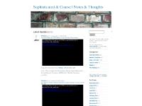 Sophisticated & Coarse | Notes & Thoughts