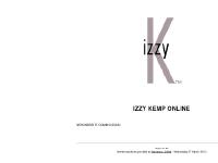 izzy-k - Izzy Kemp - Authorised Website izzy-k - Izzy Kemp - Authorised Website